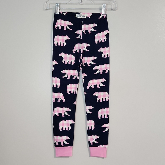 🔥FINAL💲⬇️Hatley/Little Blue House Cotton Pink Plaid Bears Kids PJ's, SZ 4*~NWT - Picture 4 of 12